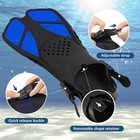 Swim Fins Snorkel Fins Snorkeling Gear Flippers For Swimming Short Diving Fins