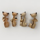 Vintage Enesco Siamese Cat Musical Group Of 4 Mid Century Modern Kitsch Mint  