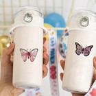 40 Pieces 1    Butterfly And Flower Stickers Diy Craft   Envelope Seals 