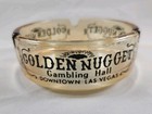 Vintage Golden Nugget Gambling Hall Casino Glass Ashtray Las Vegas Nevada