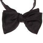 Italo Ferretti Nwt Pleated Cummerbund   Bow Tie Set In Black Subtle Pattern