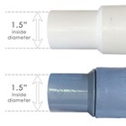 Puri Tech Inground Swimming Pool Vacuum Hose 1 5 Inch X 30 Feet With Swivel Cuff