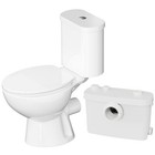 500w Upflush Macerating Toilet System Dual Flush For Basement With 4 Water Inlet