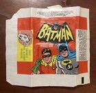 1966 Topps Batman Lot Of 5 Cards Black  Bat With Original Wax Pack Wrapper