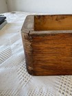 Antique Wooden Sewing Machine Drawer With Pull Knob Rustic Storage Box