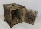 Antique Vintage Cast Iron Combination Home Safe Have Combination