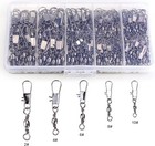 200pcs Barrel Snap Swivel Fishing Accessories  Premium Fishing Gear Equipment