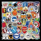 100pcs Waterproof Vinyl Stickers Teams Logo Soccer Luggage Phone Laptop Car