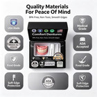 Upper   Lower Full Mouth Silicone Dentures  Lifelike Fake Teeth  Ideal For Daily