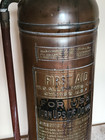 Vintage Fire Extinguisher  First Aid  By W d  Allen Mfg   co   Chicago  Empty