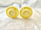 Tupperware Large Hourglass Salt And Pepper Shaker Set  Yellow  New