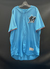 Mike Jacobs  17 Miami Marlins Game Used Jersey Spring Training Size 48