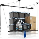 Overhead Garage Lifting Storage Rack  4x4 Ft Heavy-duty Metal Fleximounts Gl1