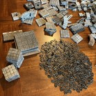 Huge Lot   Plastic Dungeon Tiles   Dungeons   Dragons  Dnd   Castle Walls  Floor