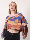 Women s Oversized Casual Kantha Vintage Tops Loose Sleeve Wholesale Mix Lot