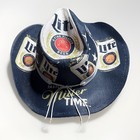 Rare Limited Edition Miller Lite Barefoot Country Musicfest Cowboy Hat Beer