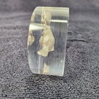 Spoontiques Beaver Pewter Figure  108 Inside Clear Acrylic Figurine Vtg Signed