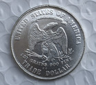 1875 Cc Seated Liberty Take Flowers Silver 1 Dollar High Grade A    