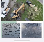 Ground Protection Mats - Black  4ft  w  X 8ft  l   Heavy Duty  500 Per Truck Loa