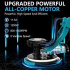 1250w Electric Drywall Sander With Vacuum - 11 5a Popcorn Ceiling Removal Tool