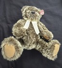 Ty Classic  winthrop  Brown Fluffy Teddy Bear Plush Stuffed Animal 11  2001