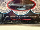 Vintage 1975 Star Trek Blueprints Complete Set Of 12 Authentic Enterprise - Euc