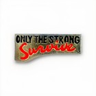 Only The Strong Survive Darwin Vintage Lapel Hat Pin Ca