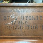 Rare Antique  Cherry      Sewing Table Organizer Box  Very Nice