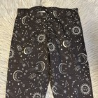 No Boundaries Moon Stars Leggings Womens Juniors Size Medium Black Stretch Pants