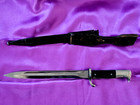 Wwii German Ks98 Dress Bayonet With Scabbard And Frog   Original Nickel Finish