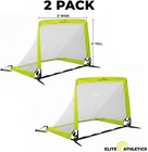 Pop-up 3  X 2  Soccer Goal 2-pack     Portable   Collapsible Training Nets For Kid