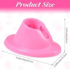 4pcs Nail Polish Bottle Holder Soft Rubber Nail Polish Bottle Holder Anti 