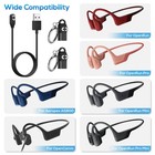 Charging Cable For Shokz Openrun Pro Bluetooth Bone Conduction Headphones S810