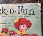 Vtg Pack O Fun Scrap Craft Magazine May 1973 Vintage Arts Mother   s Day Projects
