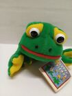 Floppy Friends Frankie The Frog Stuffed Animal Bean Bag Plush - New - Read Desc