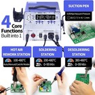 Yihua 948-ii 4 In 1 Hot Air Rework Soldering Iron And Desoldering Suction Gun