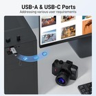Acer Sd Card Reader Usb C Dual Slots Usb 3 0 Type C To Micro Sd Card Adapter