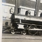Vintage Pennsylvania 8063 Steam Locomotive Photo 5x7 B w Gelatin Original