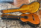 Vintage 1970 s Yahama G-85a  Classical Guitar   Original Retro Case Gold  fur 
