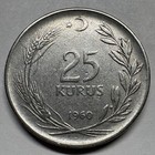 1960 Turkey 25 Kurus - Beautiful Coin -  a-088-b