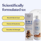 Tqt Dog Shampoo   Conditioner - 5-in-1 Pet Wash For Dogs   Cats