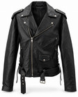 Vintage Motorcycle Biker Jacket Black Leather Men 2xl Harley Davidson Patch