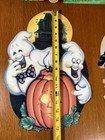 Vtg Halloween Die Cut Usa Lot W  Treat Bag Windsock Stickers Cat Witch Pumpkin