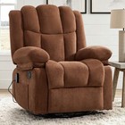 Canmov Manual Swivel Rocker Recliner Chair With Heat   Vibration  Glider Chair