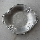 Vintage Soviet Russian Aluminum Plate Serving Dish