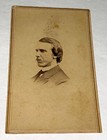 Rare Antique American Id d Portrait  Harvey A  Denniston  Ny Cdv Photo  1866  Us