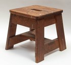 Vintage Bell System Telephone Co Lineman s Work Wood Stool