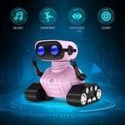 Allcele Girls Robot Toy Rechargeable Rc Robot For Kids Remote Control Toy Wit   