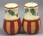 Southern Living Home Gail Pittman Salt Pepper Shaker Set Sienna Orange brown New