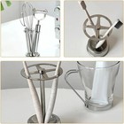 Toothbrush Holder Stainless Steel Bathroom Organizer Toothpaste Stand